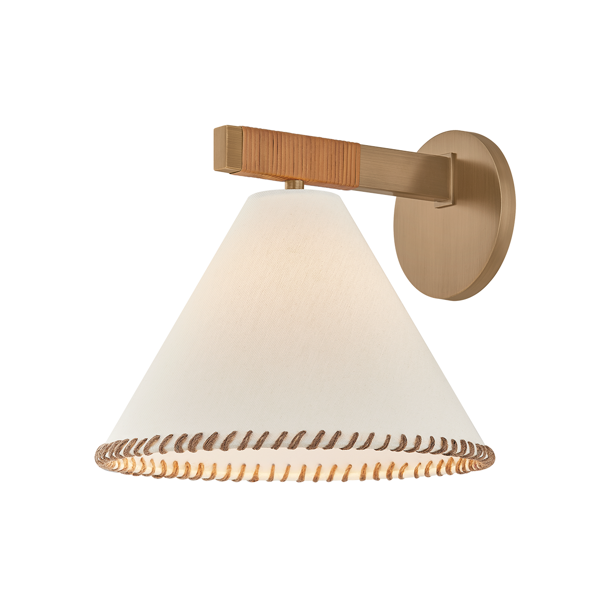 Troy Lighting Stoney PATINA BRASS 10.25W x 9.25H Wall Sconce