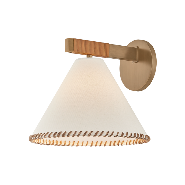 Troy Lighting Stoney PATINA BRASS 10.25W x 9.25H Wall Sconce