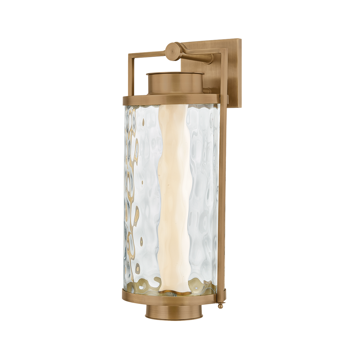 Troy Lighting Haddock PATINA BRASS 9.5W x 22.5H Wall Sconce