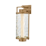 Troy Lighting Haddock PATINA BRASS 9.5W x 22.5H Wall Sconce
