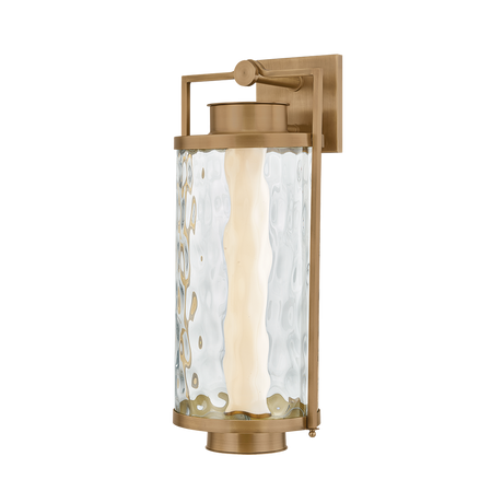 Troy Lighting Haddock PATINA BRASS 9.5W x 22.5H Wall Sconce