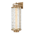 Troy Lighting Haddock PATINA BRASS 10.5W x 28H Wall Sconce