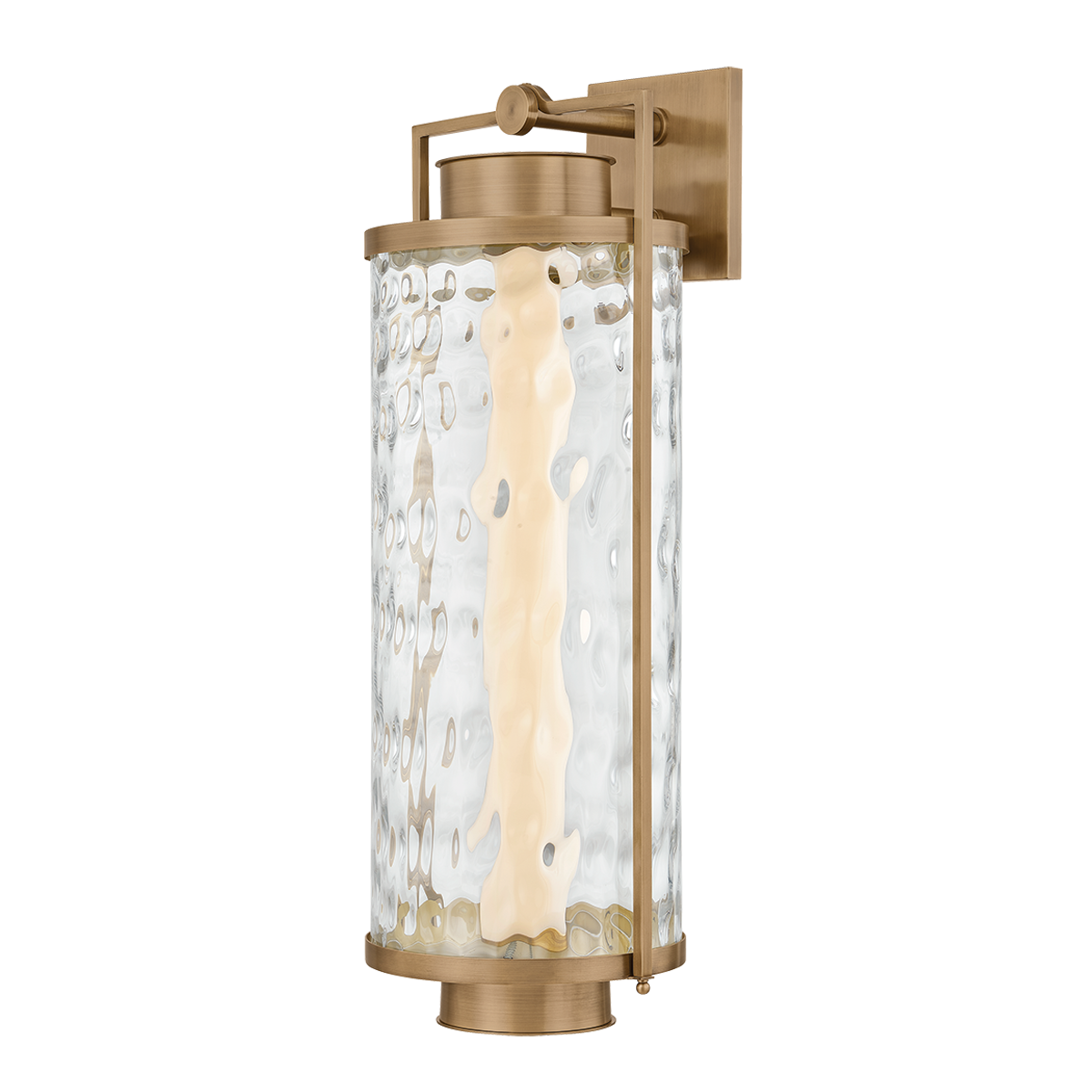 Troy Lighting Haddock PATINA BRASS 10.5W x 28H Wall Sconce