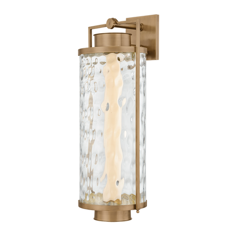 Troy Lighting Haddock PATINA BRASS 10.5W x 28H Wall Sconce