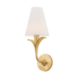 Troy Lighting Quill Gilded Ivory 7W x 16.75H Wall Sconce