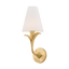 Troy Lighting Quill Gilded Ivory 7W x 16.75H Wall Sconce