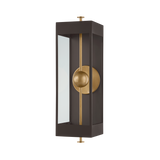 Troy Lighting Garvey TEXTURED BRONZE 8W x 27H Wall Sconce
