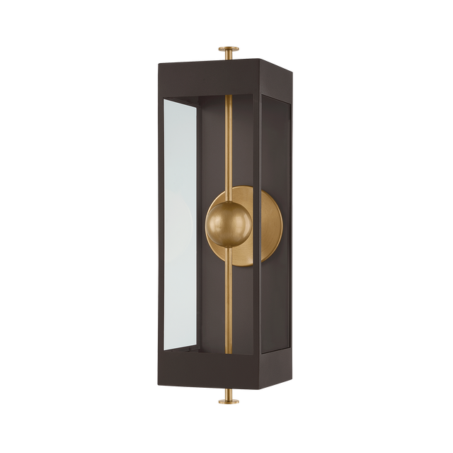 Troy Lighting Garvey TEXTURED BRONZE 8W x 27H Wall Sconce