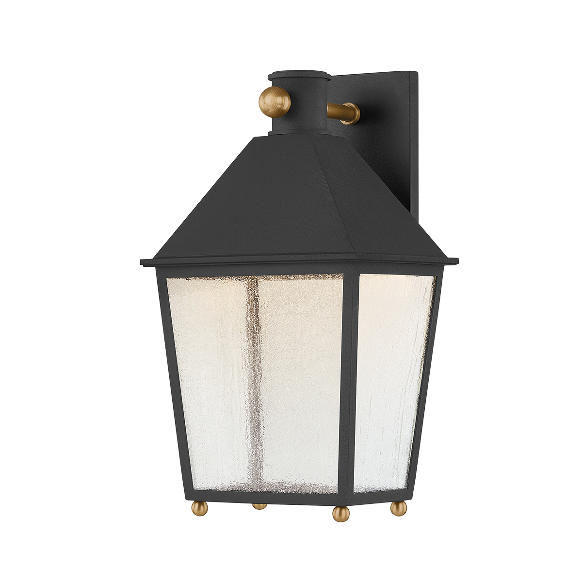 Troy Lighting Gladden TEXTURE BLACK 8.75W x 15.5H Wall Sconce