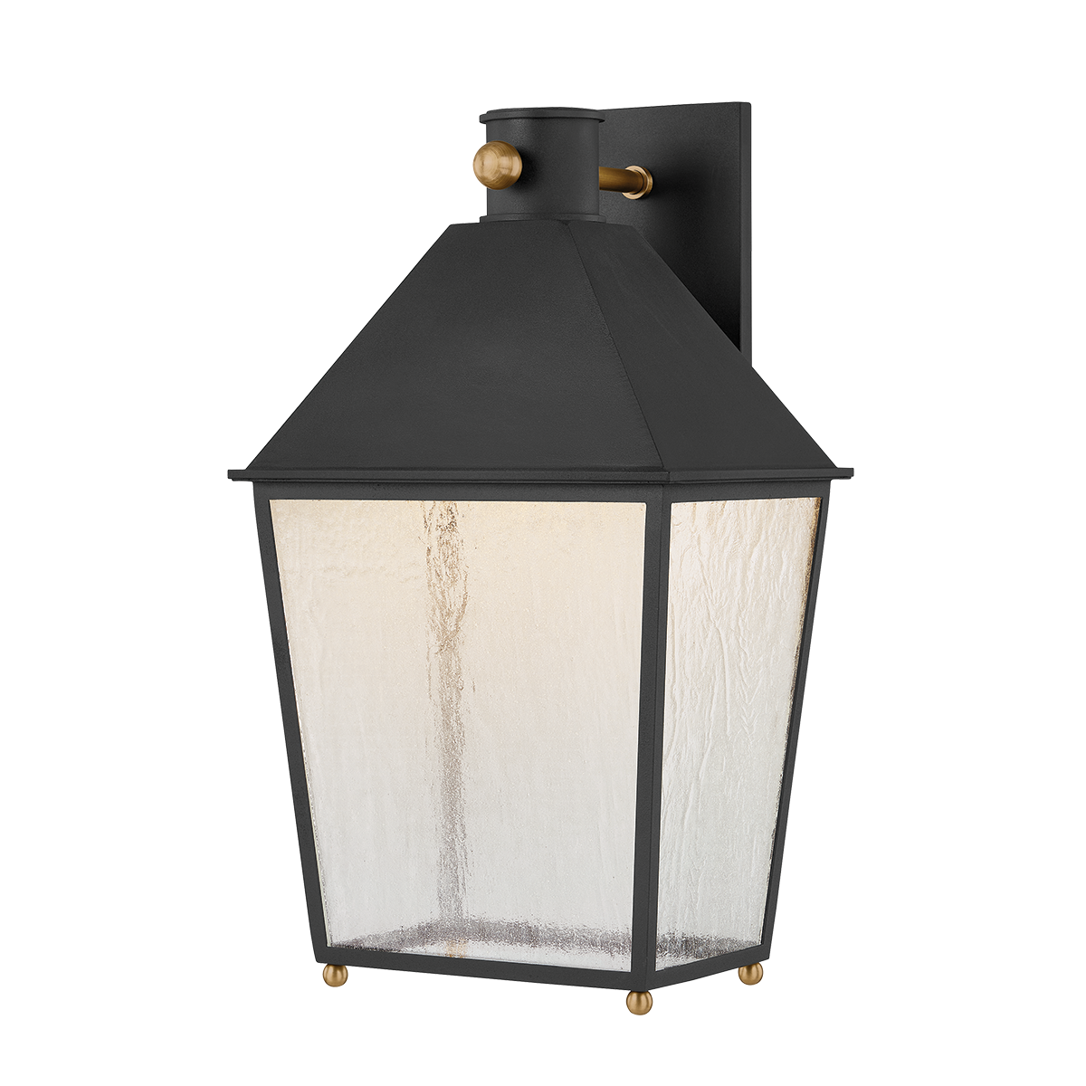 Troy Lighting Gladden TEXTURE BLACK 11.5W x 20.25H Wall Sconce