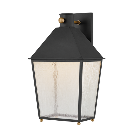 Troy Lighting Gladden TEXTURE BLACK 11.5W x 20.25H Wall Sconce