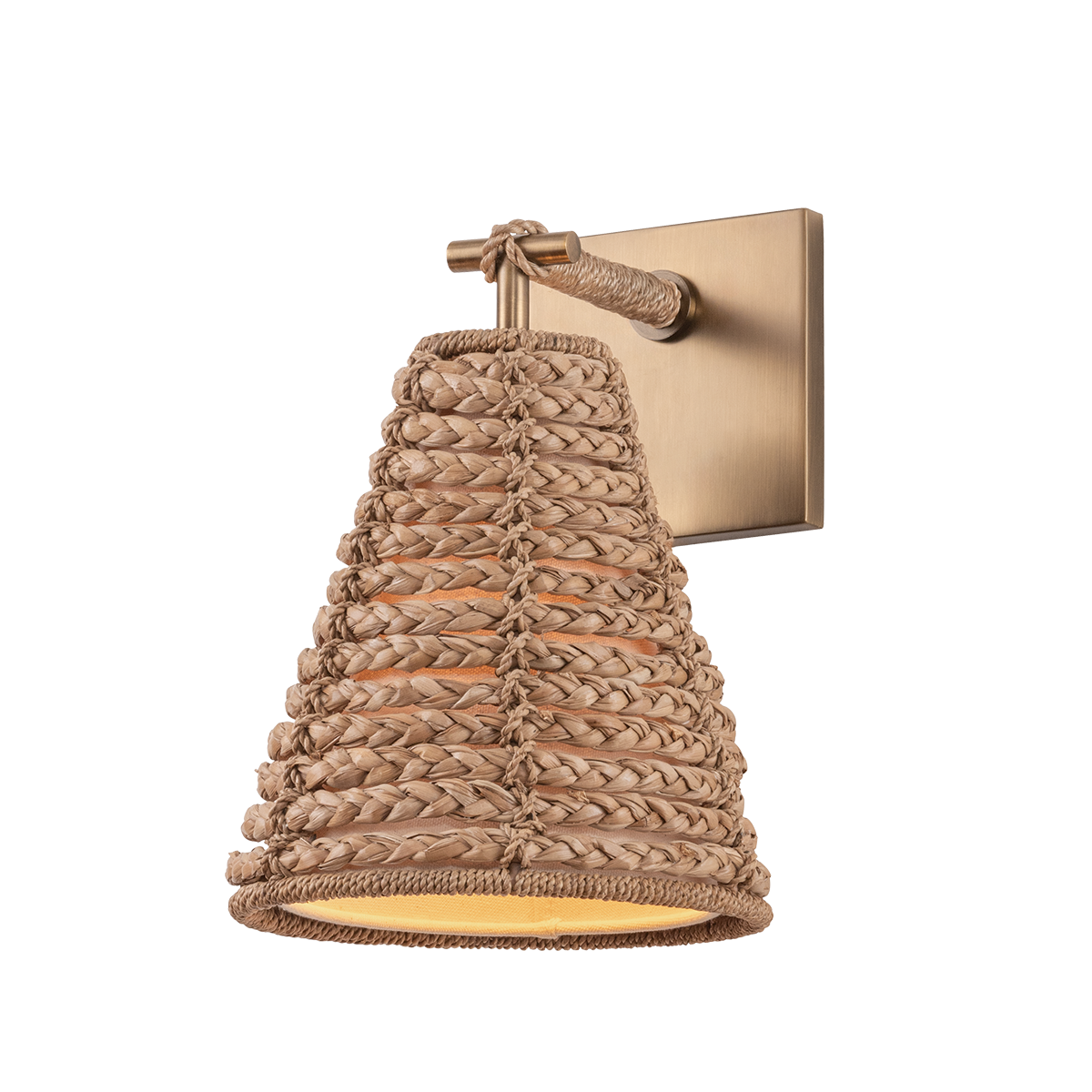 Troy Lighting Redwood PATINA BRASS 8W x 11H Wall Sconce