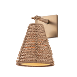 Troy Lighting Redwood PATINA BRASS 8W x 11H Wall Sconce