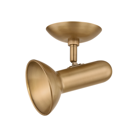 Troy Lighting Bjorn PATINA BRASS 4.75W x 6.75H Flush Mount