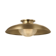 Troy Lighting Braxton PATINA BRASS 18W x 6.5H Semi-Flush Mount