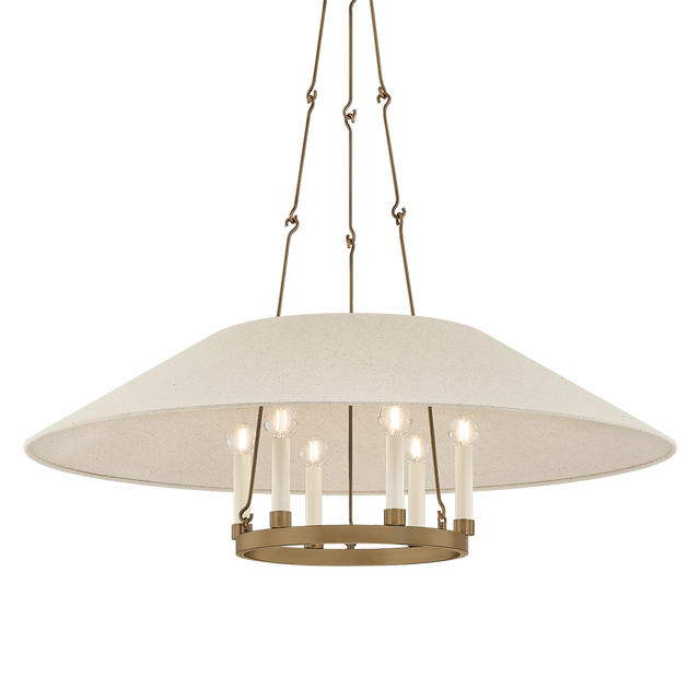Troy Lighting Archive PATINA BRASS 38W x 12.75H Chandelier