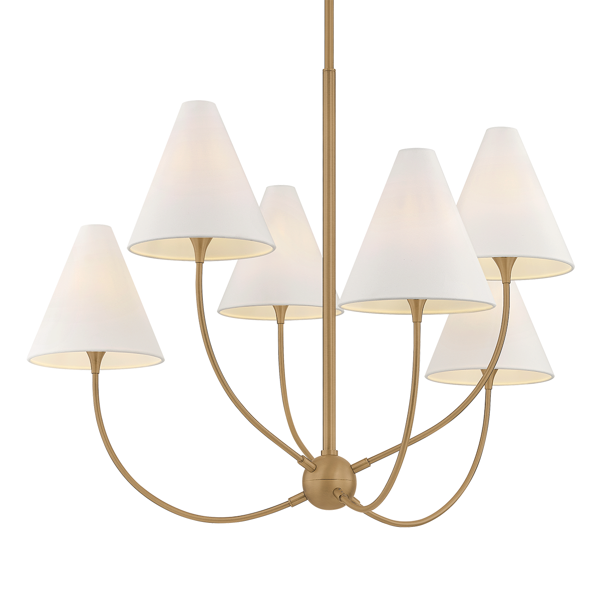 Troy Lighting Evermore PATINA BRASS 40.5W x 29.75H Chandelier