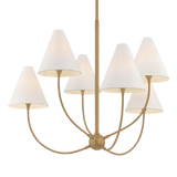 Troy Lighting Evermore PATINA BRASS 40.5W x 29.75H Chandelier