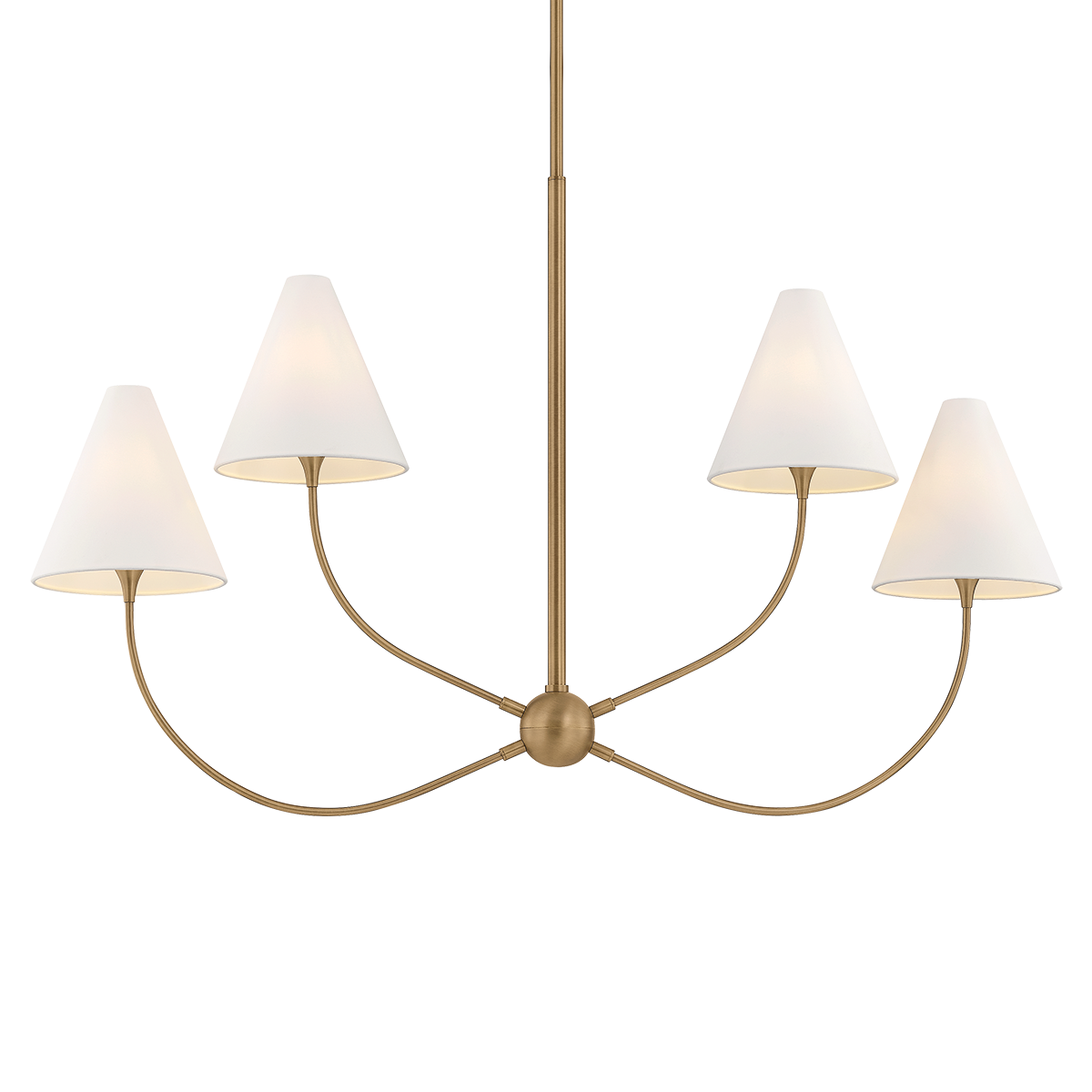 Troy Lighting Evermore PATINA BRASS 9W x 48L x 30.25H Lighting