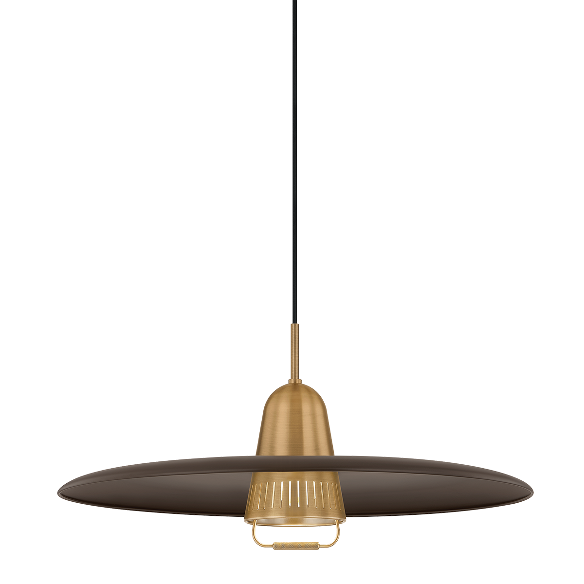 Troy Lighting Gilroy PATINA BRASS 24.75W x 11.75H Pendant