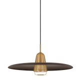Troy Lighting Gilroy PATINA BRASS 24.75W x 11.75H Pendant