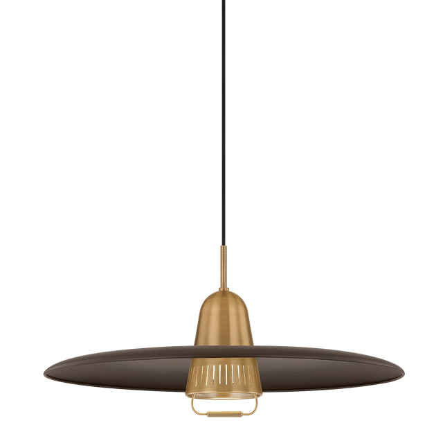 Troy Lighting Gilroy PATINA BRASS 24.75W x 11.75H Pendant