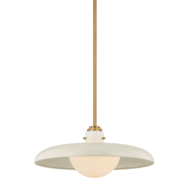 Troy Lighting Gustavo PATINA BRASS 20W x 8.75H Pendant