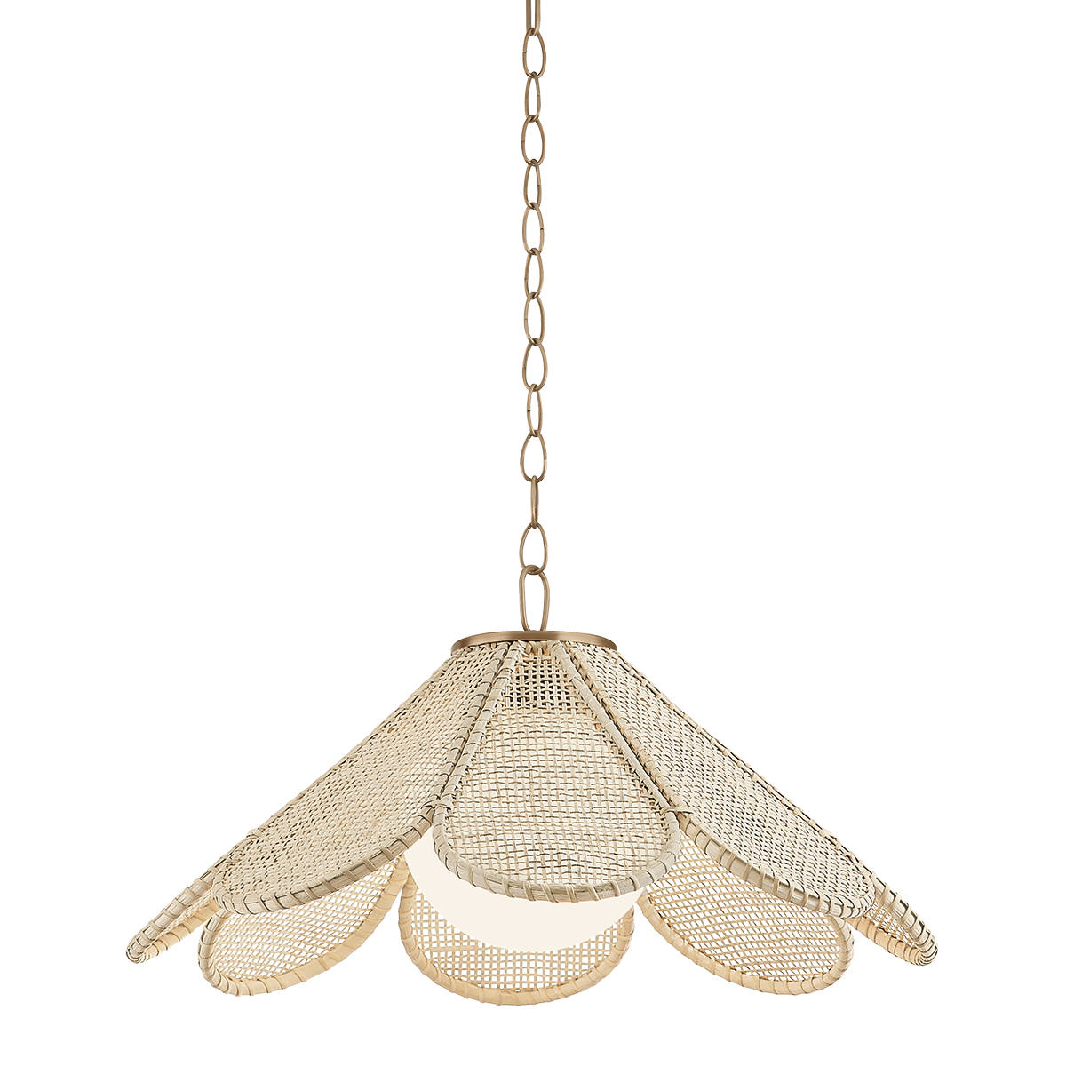 Troy Lighting Petal PATINA BRASS 24W x 12.5H Pendant