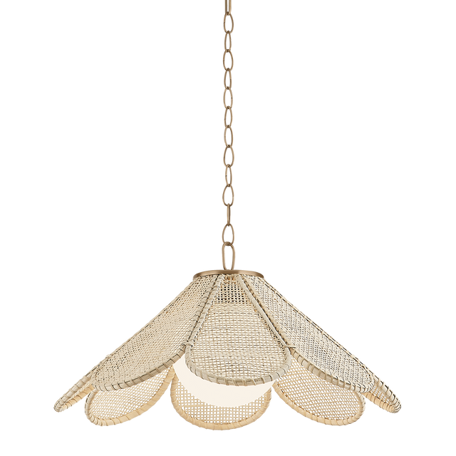 Troy Lighting Petal PATINA BRASS 24W x 12.5H Pendant