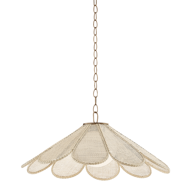 Troy Lighting Petal PATINA BRASS 36.25W x 15.25H Pendant