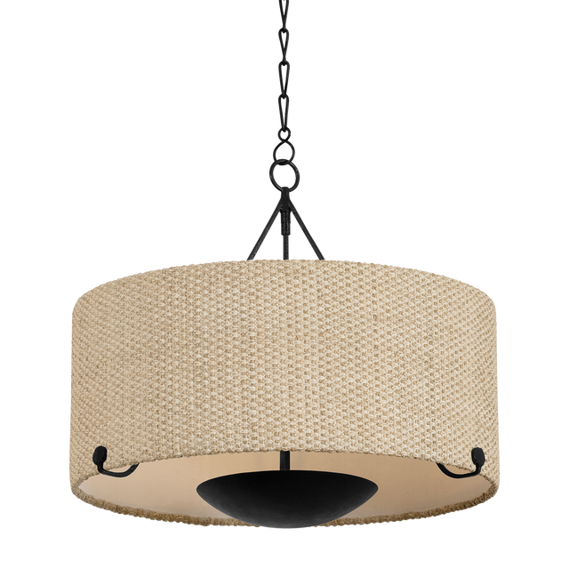 Troy Lighting Elias FORGED IRON 28W x 25H Chandelier