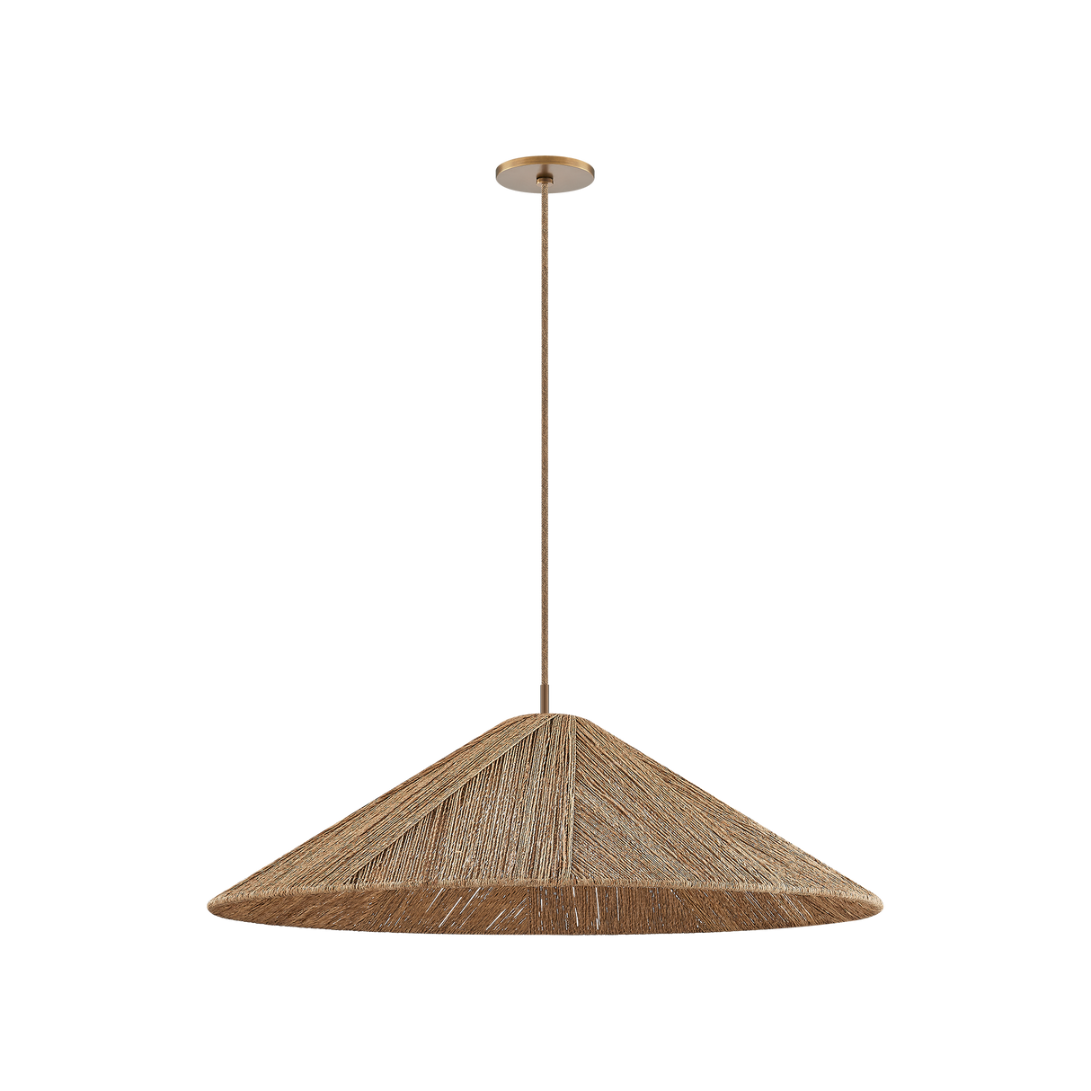 Troy Lighting Ahrens PATINA BRASS 36W x 12.75H Pendant