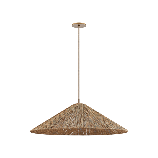 Troy Lighting Ahrens PATINA BRASS 36W x 12.75H Pendant