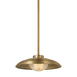 Troy Lighting Braxton PATINA BRASS 18W x 6.5H Pendant
