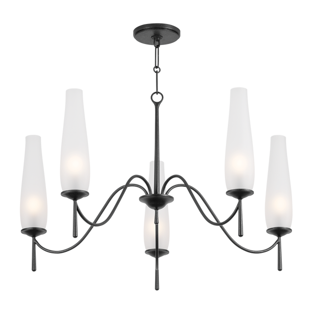 Troy Lighting Legacy FORGED IRON 36W x 22H Chandelier