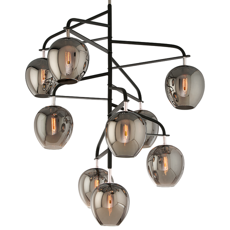 Troy Lighting Odyssey TEXTURE BLACK 47W x 54.5H Chandelier