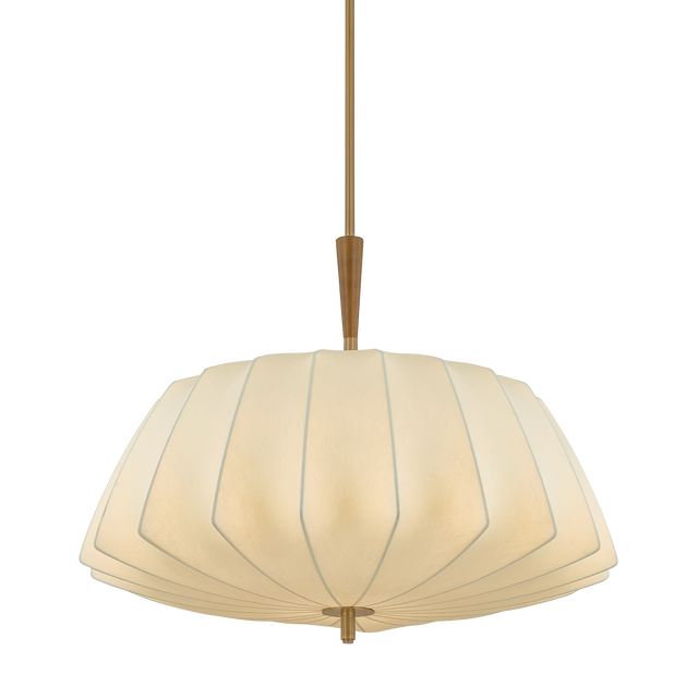 Troy Lighting Flinders PATINA BRASS 32W x 25.5H Pendant