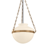 Troy Lighting Paradigm PATINA BRASS 16.25W x 12H Pendant