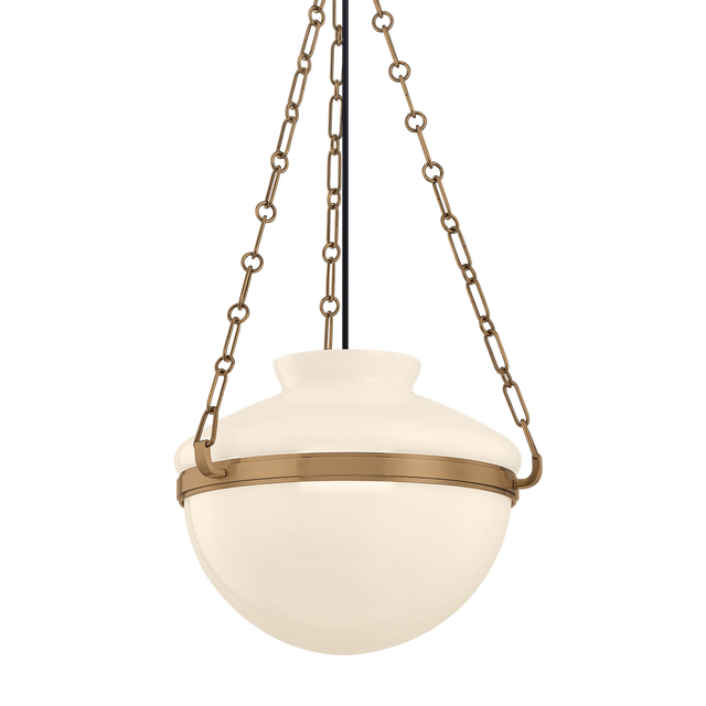 Troy Lighting Paradigm PATINA BRASS 16.25W x 12H Pendant