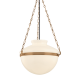 Troy Lighting Paradigm PATINA BRASS 19W x 14.5H Pendant