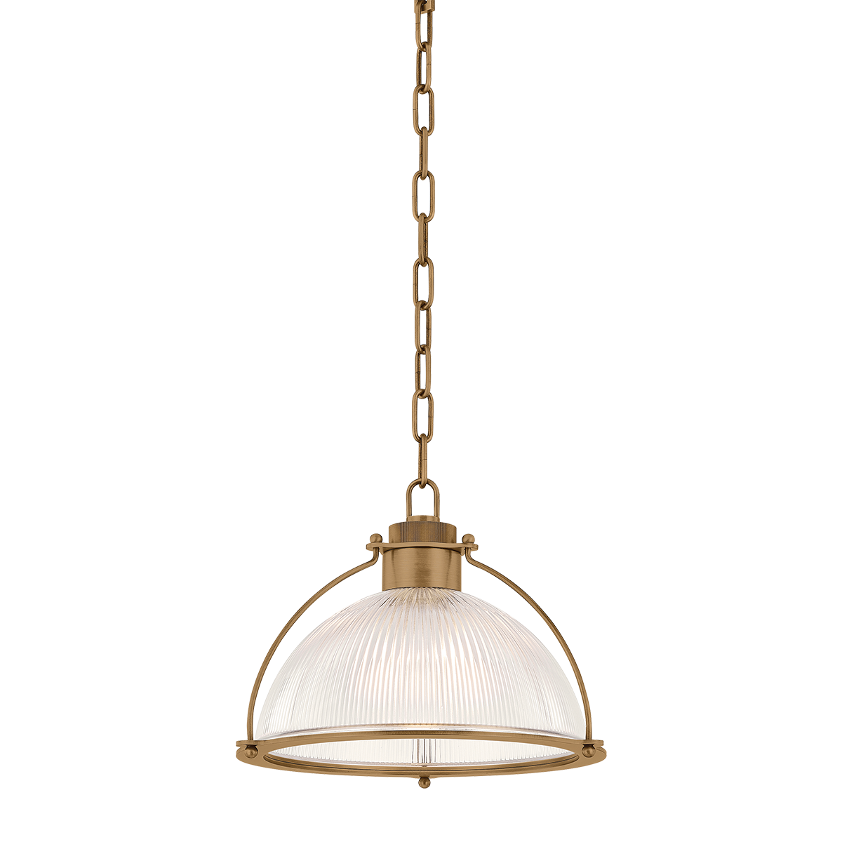 Troy Lighting Glint PATINA BRASS 14W x 10H Pendant