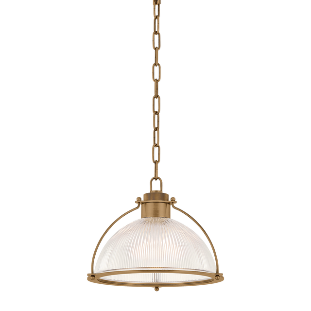 Troy Lighting Glint PATINA BRASS 14W x 10H Pendant