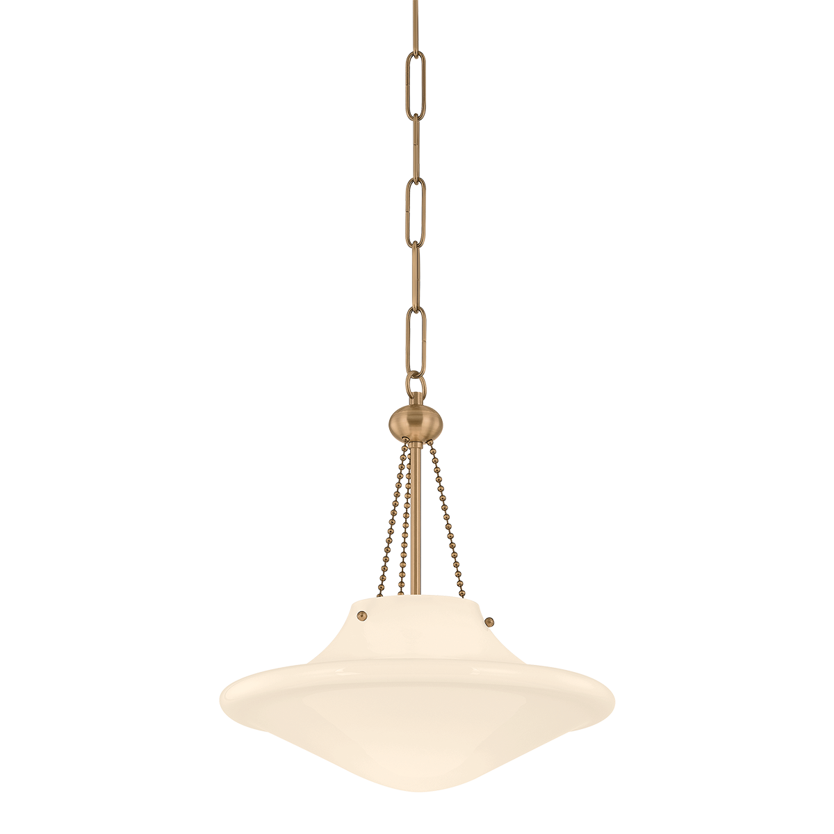 Troy Lighting Era PATINA BRASS 14W x 14H Pendant