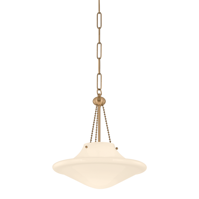 Troy Lighting Era PATINA BRASS 14W x 14H Pendant