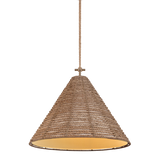 Troy Lighting Redwood PATINA BRASS 30W x 22.25H Pendant
