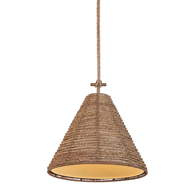 Troy Lighting Redwood PATINA BRASS 20W x 17.75H Pendant