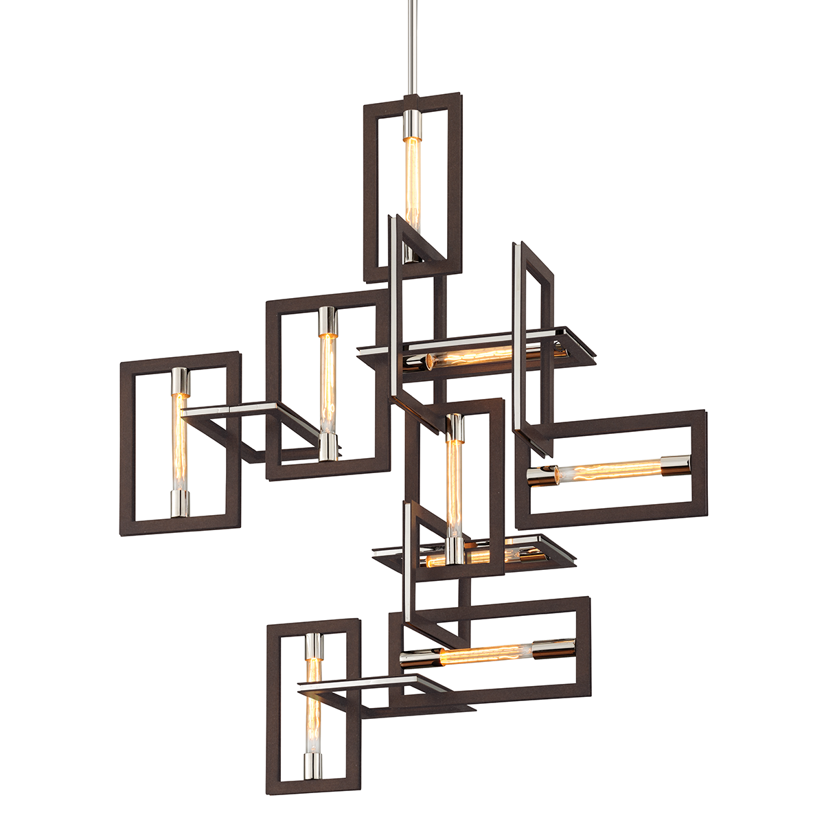 Troy Lighting Enigma TEXTURED BRONZE 30.5W x 48.25L x 54.25H Chandelier