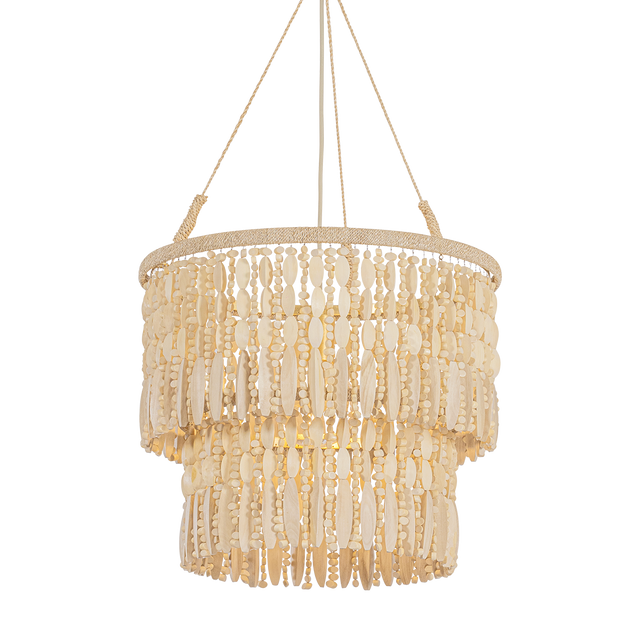 Troy Lighting Ben VINTAGE GOLD LEAF 22W x 18.5H Pendant
