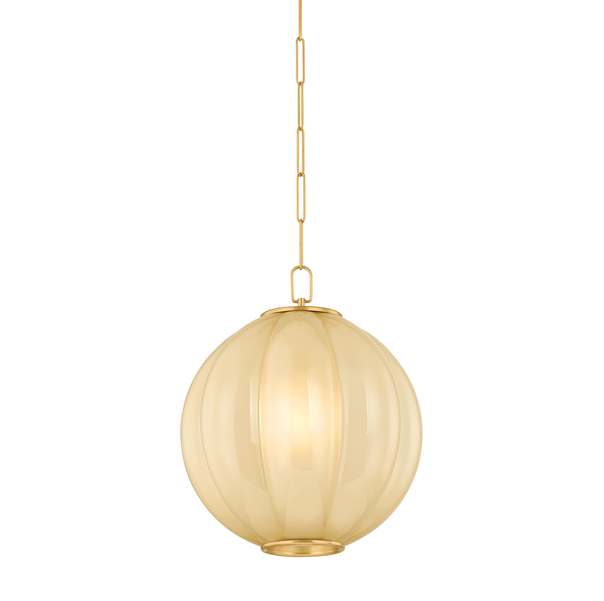 Mitzi Bernadine AGED BRASS 15.5W x 18.5H Pendant