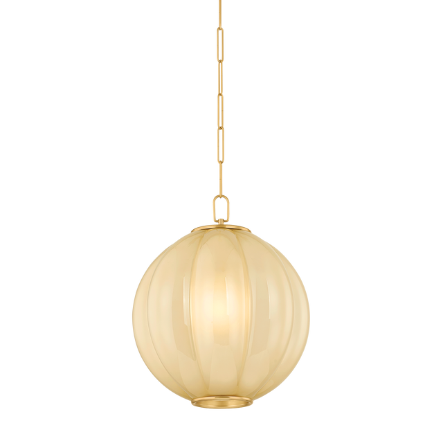 Mitzi Bernadine AGED BRASS 15.5W x 18.5H Pendant